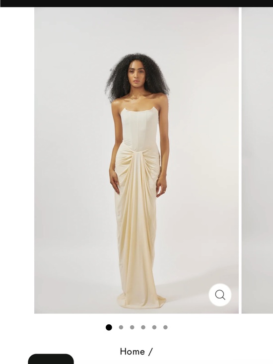 Deme By Gabriella Dresses & Skirts - Deme by Gabriella PEARL EVENING DRESS maxi butter